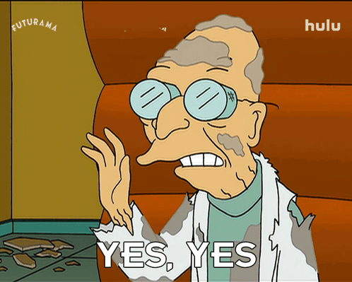 Cartoon Character Saying Yes Yes