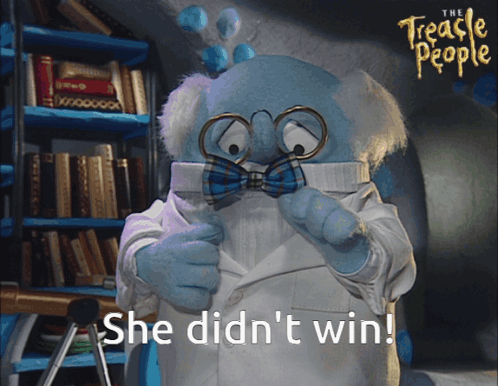 Cartoon Character Says Didn T Win