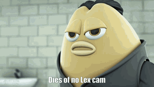 Cartoon Character Says Dies of No Lex Cam