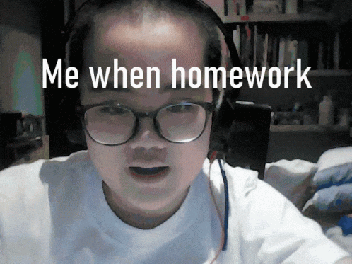 Cartoon Character Says Do Your Homework