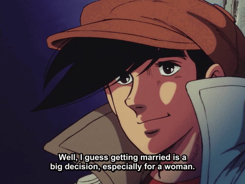 Cartoon Character Says Getting Married Is Big Decision