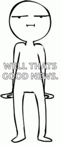 Cartoon Character Says Good News Everyone Fixed Babies Toes GIF