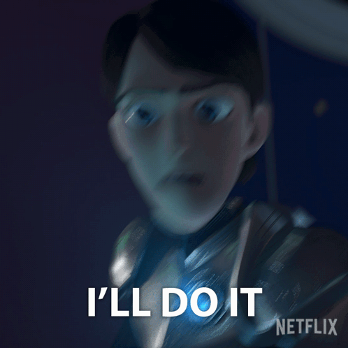 Cartoon Character Says I'll Do It Netflix