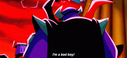 Cartoon Character Says I'm A Bad Boy GIF