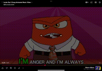 Cartoon Character Says I'm Anger and I'm Always on a Screen