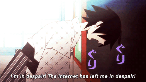 Cartoon Character Says I'm In Despair GIF