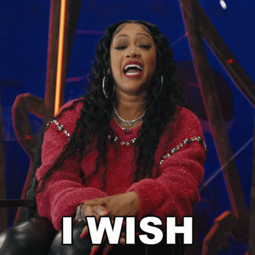 Cartoon Character Says I Really Wish