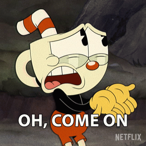 Cartoon Character Says Oh Come On In Netflix Advertisement