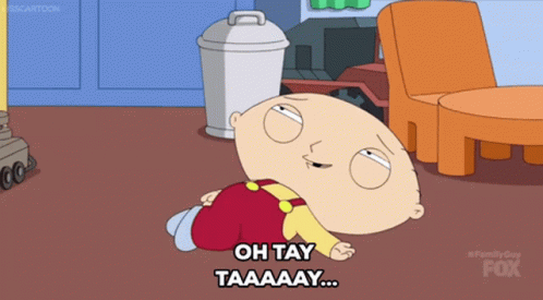 Cartoon Character Says Oh Tay Taaaay GIF