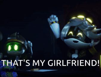 Cartoon Character Says That's My Girlfriend