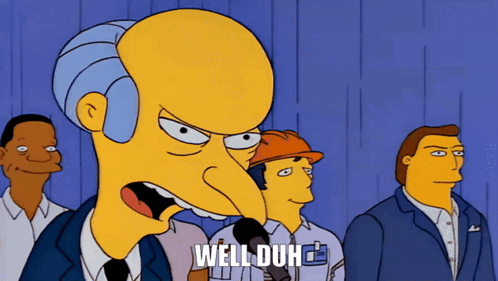 Cartoon Character Says Well Duh to Men