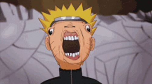 Cartoon Character Screaming