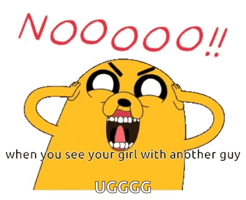 Cartoon Character Screaming Nooooo GIF
