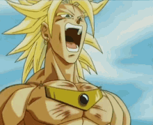 Cartoon Character Screaming With Open Mouth