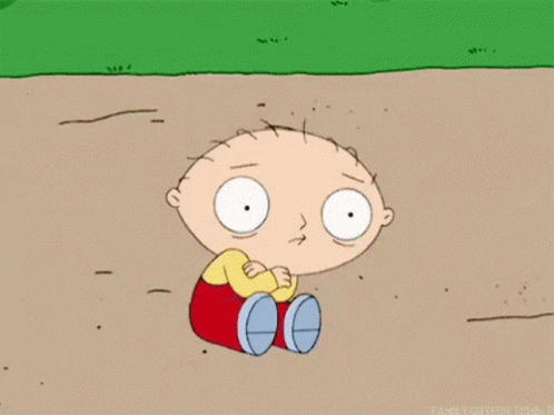 Cartoon Character Sitting Crossed Arms Making Face