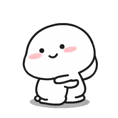 Cartoon Character Sitting Smiling