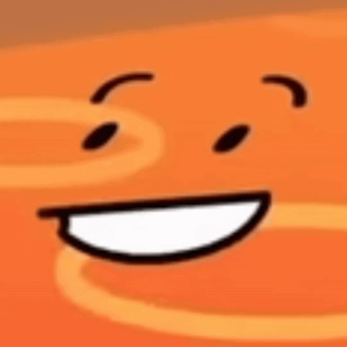 Cartoon Character Smiling Close Up
