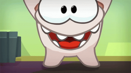 Cartoon Character Smiling Close Up