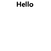Cartoon Character Smiling Saying Hello