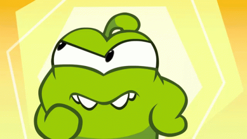 Cartoon Character Smiling with Big Eyes