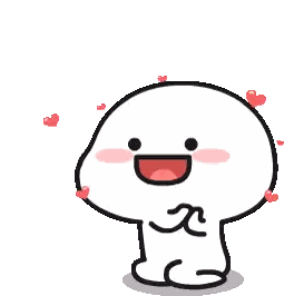 Cartoon Character Smiling With Hearts