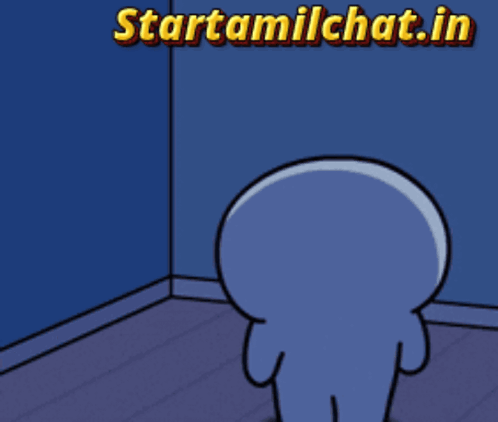 Cartoon Character Standing in Dark Room startamilchat.in