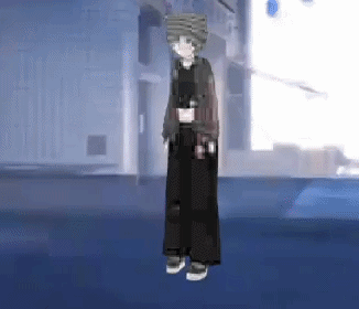 Cartoon Character Standing In Dark Room GIF