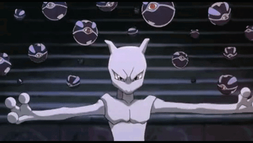 Cartoon Character Standing in Front of Balls