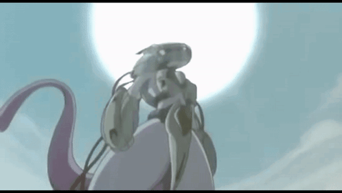 Cartoon Character Standing in Front of Full Moon Looking Up