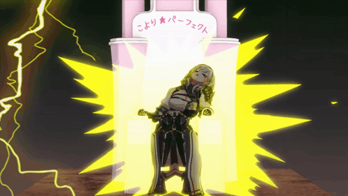 Cartoon Character Standing in Front of Perfect Sign
