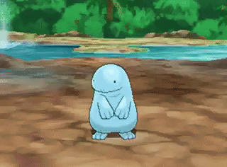 Cartoon Character Standing in Front of River