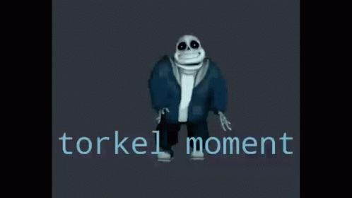 Cartoon Character Standing In Front Of Torkel Moment GIF