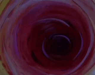 Cartoon Character Standing In Swirl GIF