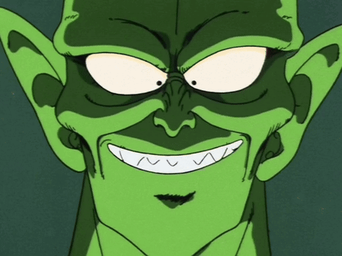 Cartoon Character Sticking Out Blue Tongue