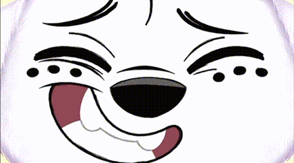 Cartoon Character Sticking Out Pink Tongue
