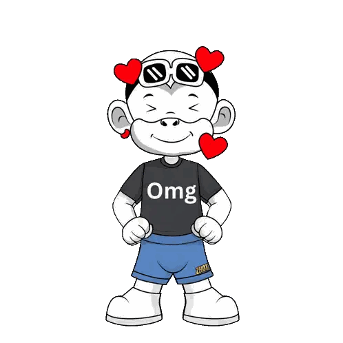 Cartoon Character Sunglasses Shorts OMG Shirt