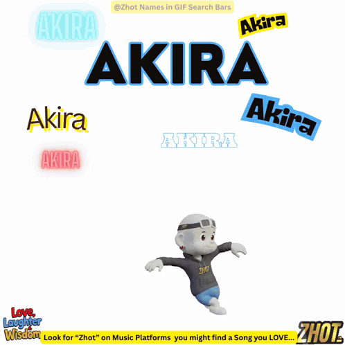 Cartoon Character Surrounded By Hearts And Akira GIF