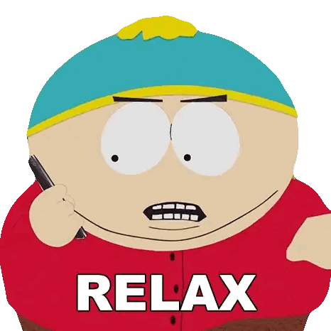 Cartoon Character Talking on Phone Relax Shirt