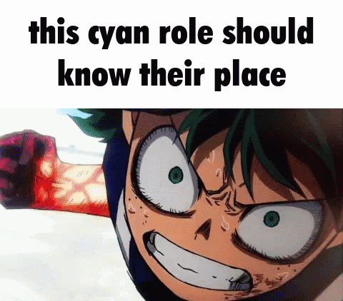 Cartoon Character This Cyan Role Should Know Their Place