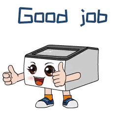 Cartoon Character Thumbs Up Good Job