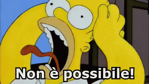 Cartoon Character Tongue Out Says Non È Possibile GIF
