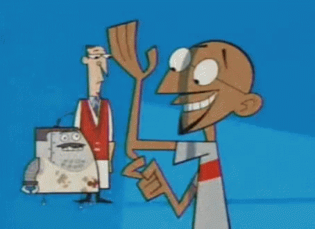 Cartoon Character Waving