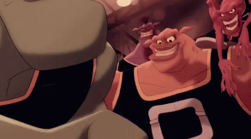 Cartoon Character Wearing Black Jersey with O