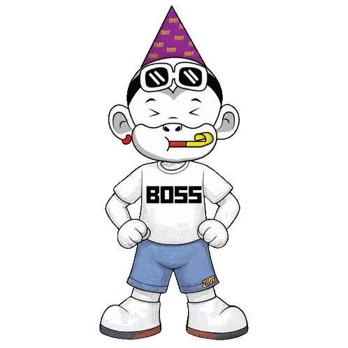 Cartoon Character Wearing Boss Shirt