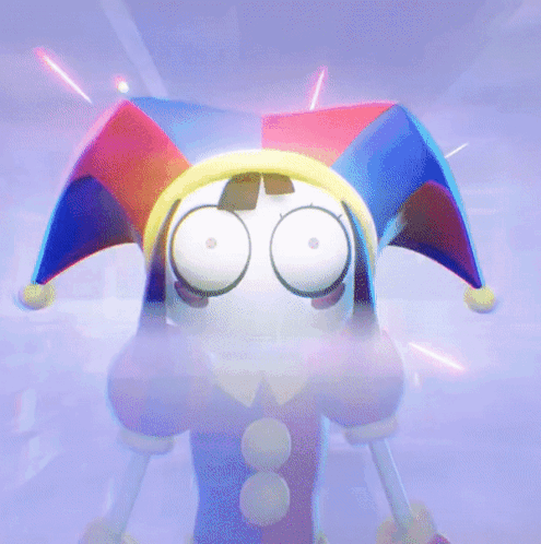 Cartoon Character Wearing Colorful Hat