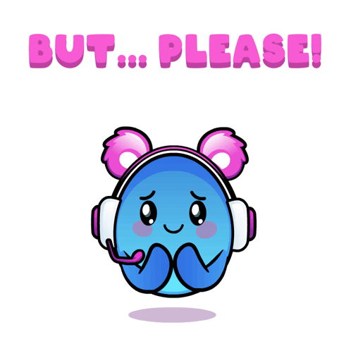Cartoon Character Wearing Headphones