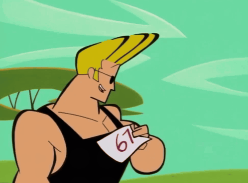 Cartoon Character Wearing Number 67 Shirt