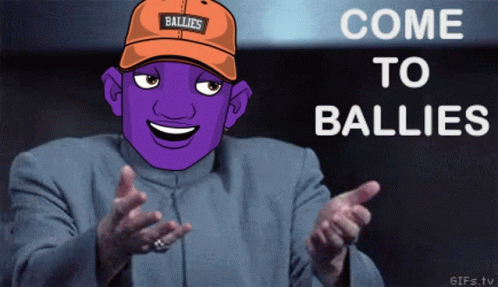 Cartoon Character Wearing Orange Baseball Cap