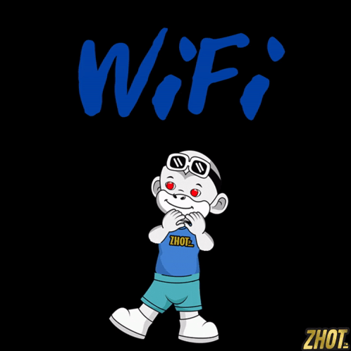 Cartoon Character Wearing Sunglasses and Zhot Shirt