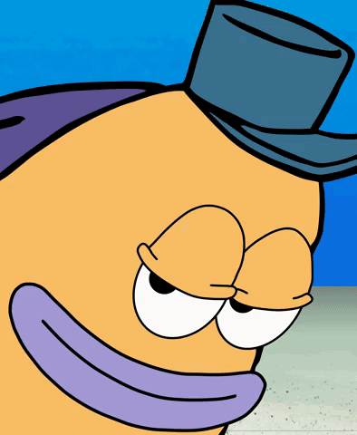 Cartoon Character Wearing Top Hat